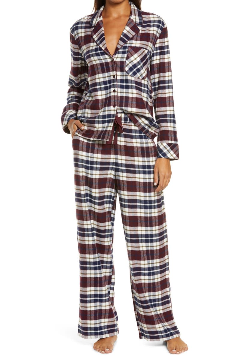 Flannel Pajamas. Image via Nordstrom.