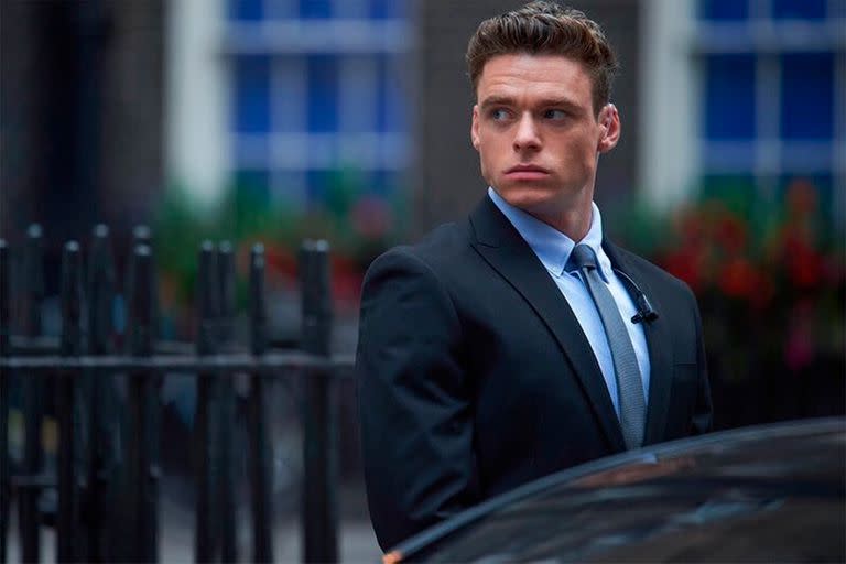 Richard Madden en una escena de Bodyguard