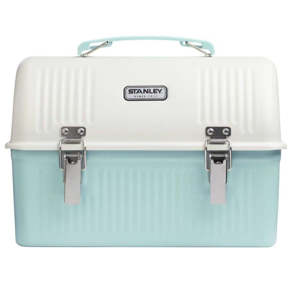 <p><a href="https://go.redirectingat.com?id=74968X1596630&url=https%3A%2F%2Fwww.target.com%2Fp%2Fstanley-10qt-stainless-steel-lunch-box-soft-blue-hearth-38-hand-8482-with-magnolia%2F-%2FA-89300974&sref=https%3A%2F%2Fwww.womenshealthmag.com%2Flife%2Fa60590197%2Fjoanna-gaines-stanley-lunch-box-target%2F" rel="nofollow noopener" target="_blank" data-ylk="slk:Shop Now;elm:context_link;itc:0;sec:content-canvas" class="link ">Shop Now</a></p><p>x Stanley Stainless Steel Lunch Box</p><p>target.com</p><p>$55.00</p>