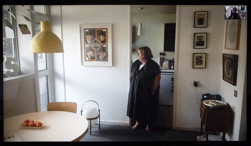 Fran Monks's Skype portraits capture isolated people at home. (Photo: Courtesy of Fran Monks)