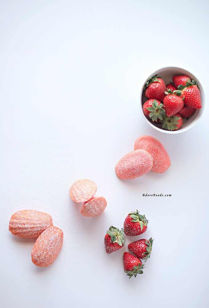 Strawberry Madeleines