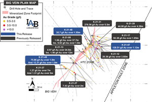 Big Vein Plan Map.