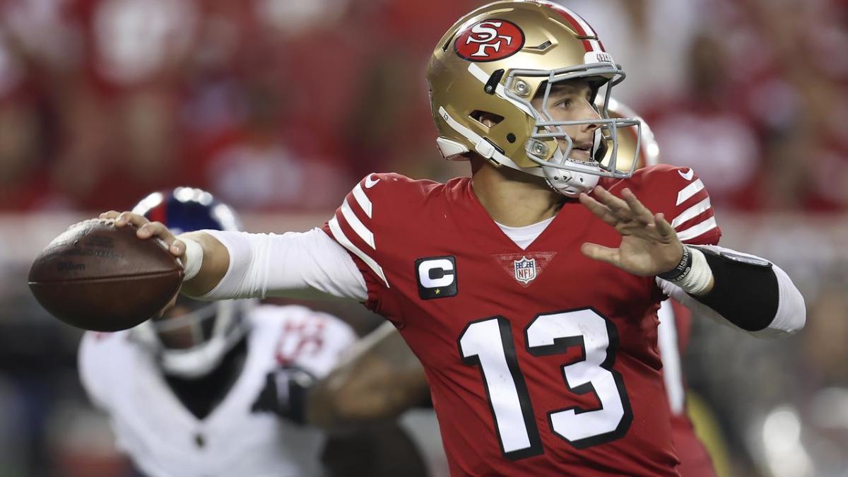 New York Giants 12-30 San Francisco 49ers: Brock Purdy throws for two  touchdowns as 49ers win 13th straight regular season game, NFL News