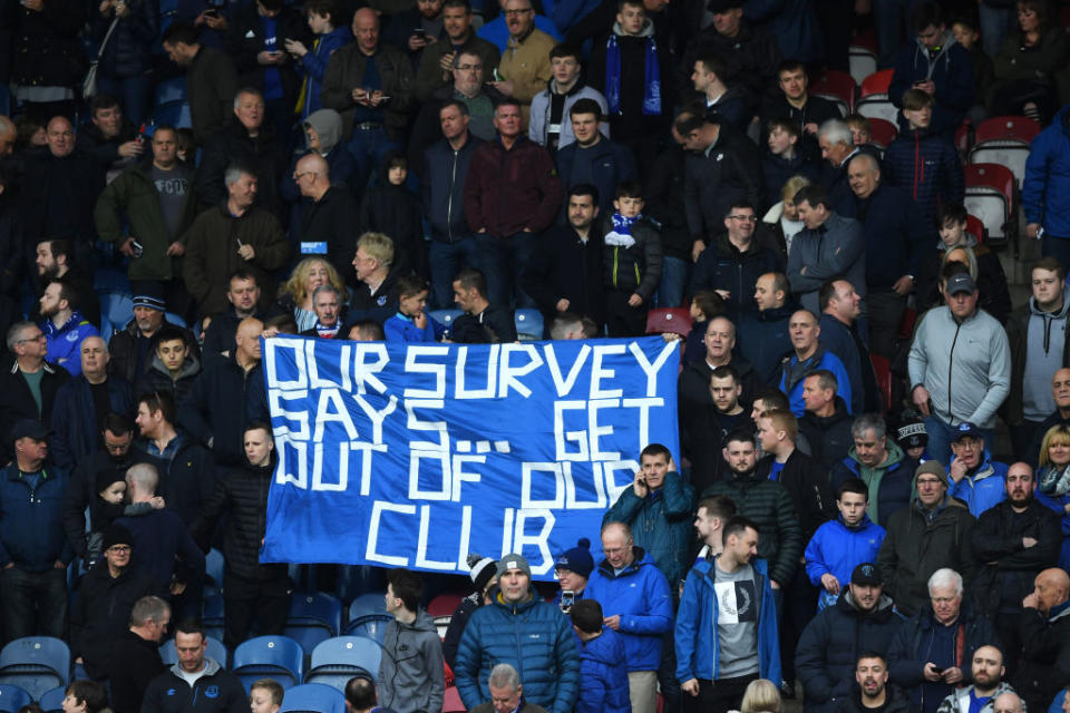 During the Premier League match between Huddersfield Town and Everton at John Smith’s Stadium on April 28, 2018 in Huddersfield, England.