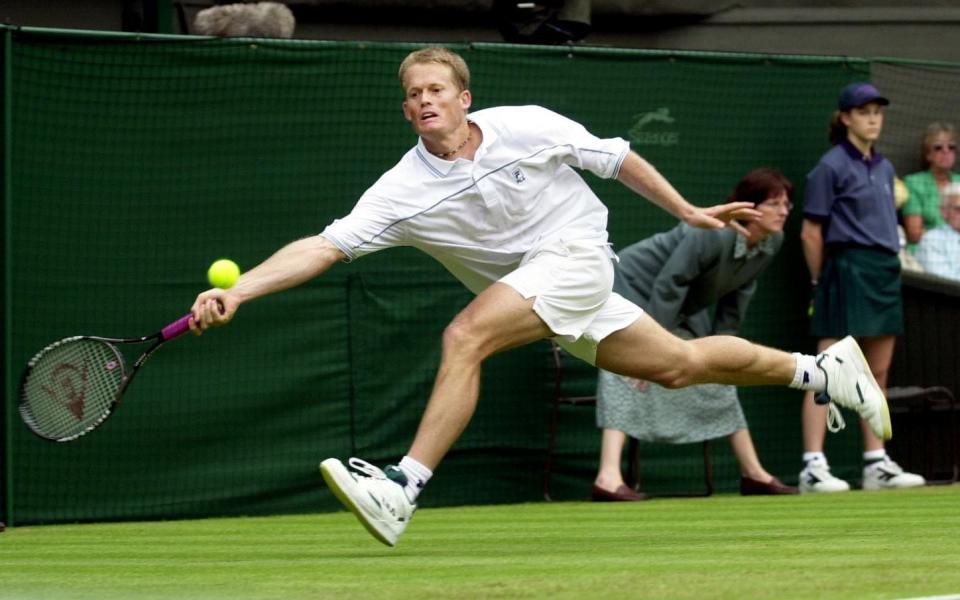 Wayne Ferreira en Wimbledon en 2000
