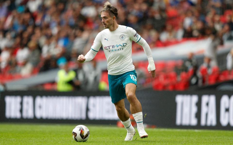 Jack Grealish came on in the second half but couldn't help Manchester City in their 1-0 defeat to Leicester - AFP via Getty