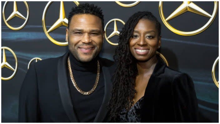 Actor Anthony Anderson and Alvina Stewart at the Four Seasons Hotel Los Angeles at Beverly Hills on March 4, 2018, in Los Angeles, California. (Photo by Greg Doherty/Getty Images)