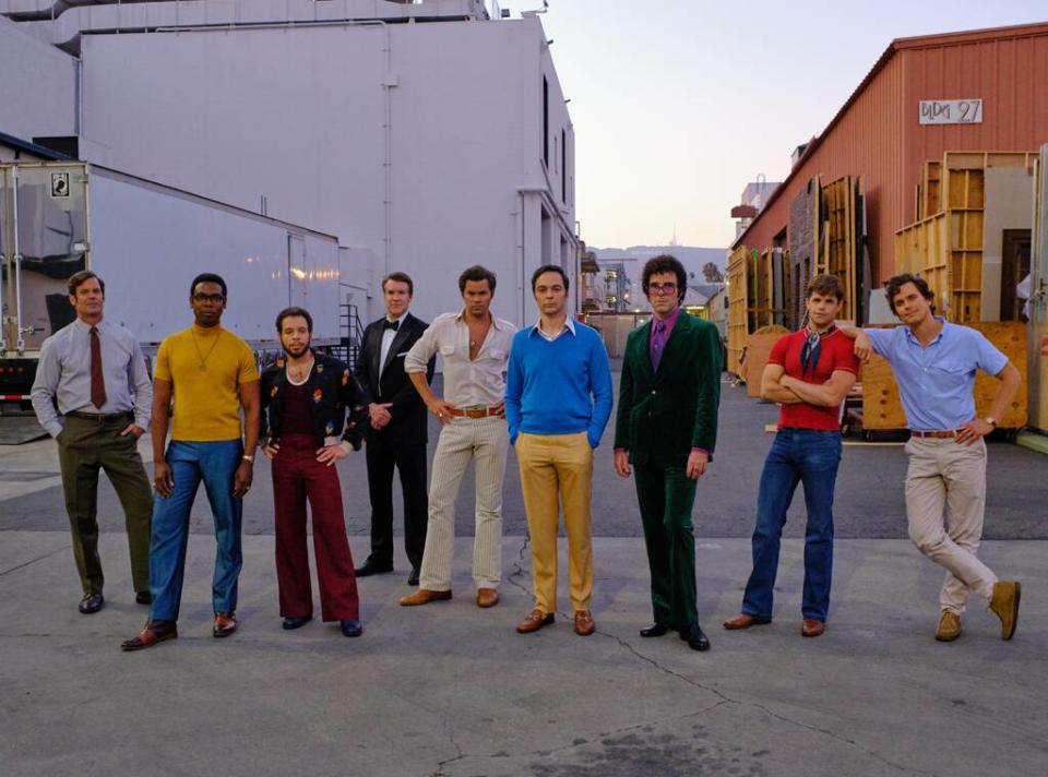 The Boys In The Band, Tuc Watkins, Michael Benjamin Washington, Robin de Jesús, Brian Hutchison, Andrew Rannells, Jim Parsons 