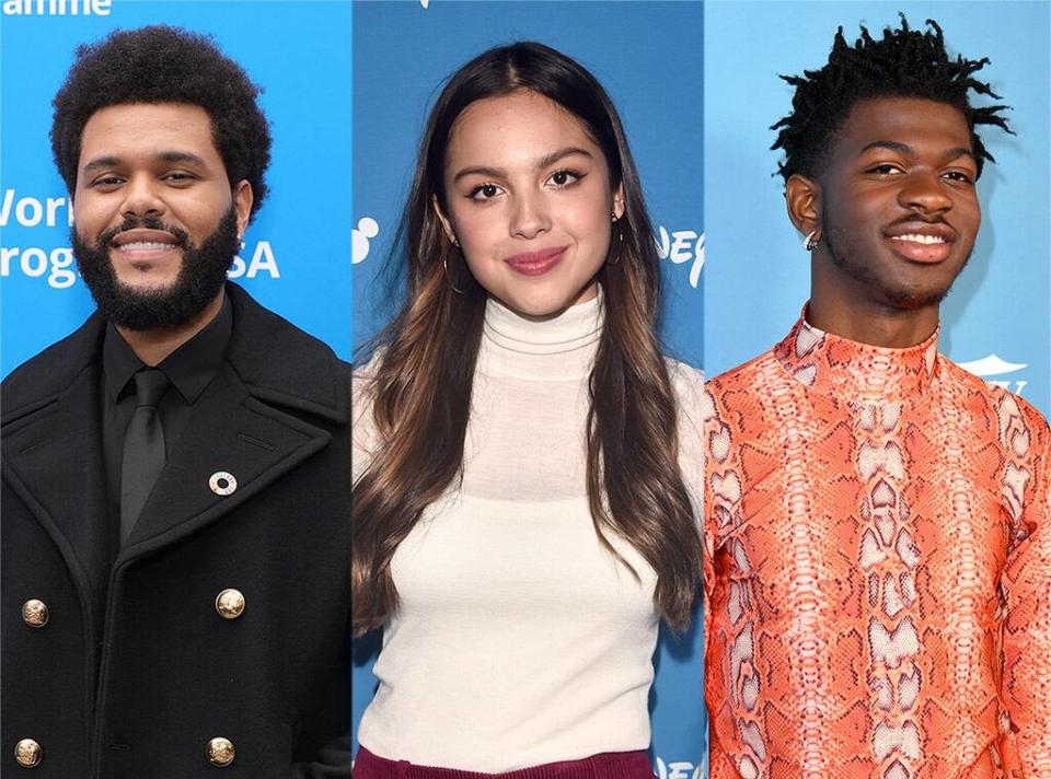 The Weeknd, Olivia Rodrigo, Lil Nas X