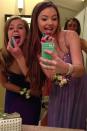 <p>YouTuber Meredith Foster and a friend made sure their breath was fresh before they headed out to the dance-floor.</p>