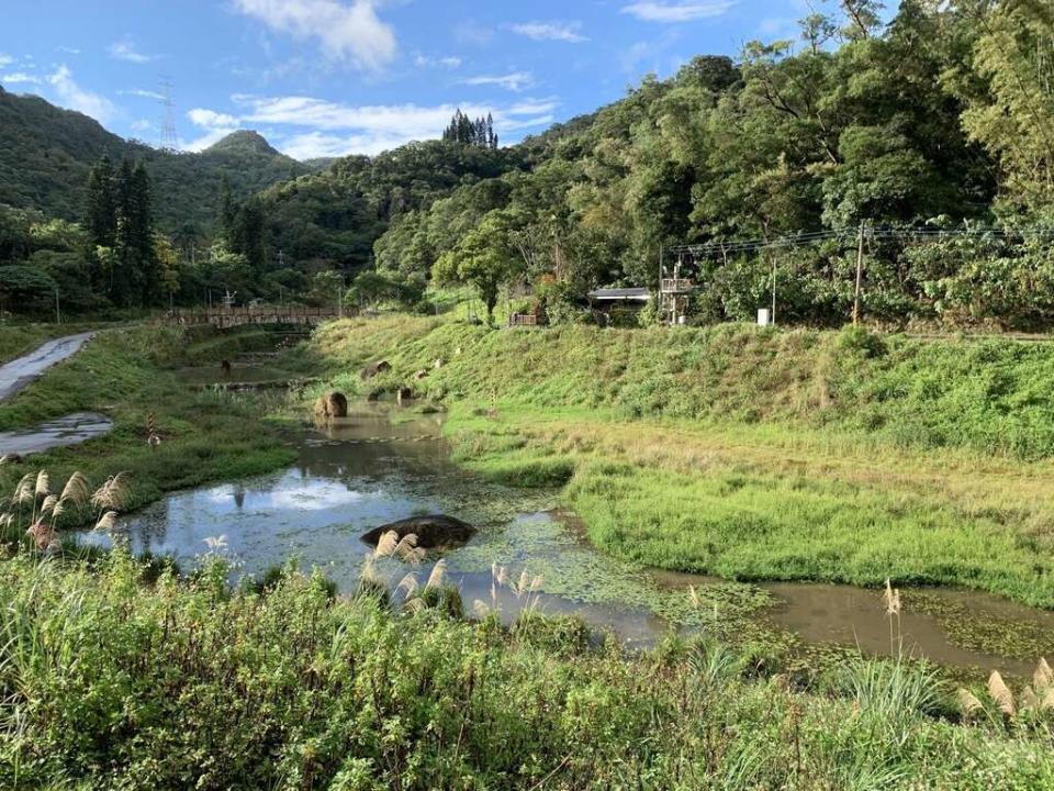 金瑞治水園區則是另一個賞景秘境，附近可接金面山步道。   圖：台北水利處／提供