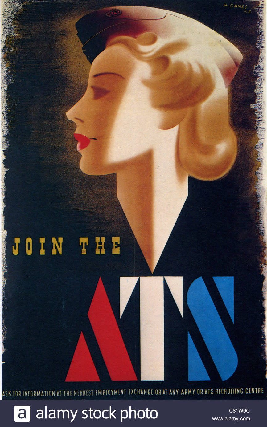 British WW2 poster for the Auxiliary Transport Service - Alamy 