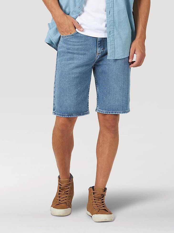 Authentics Relaxed Jean Short in Stonewash