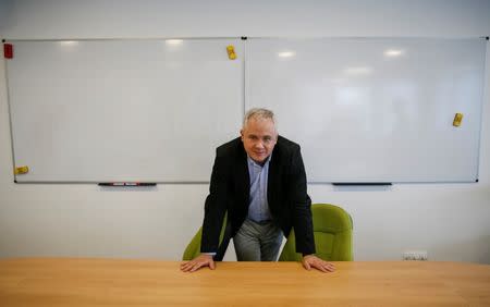 Executive Vice President of IT company Infopulse Andrey Link is seen in his office in Kiev, Ukraine, June 13, 2017. Picture taken June 13, 2017. REUTERS/Gleb Garanich