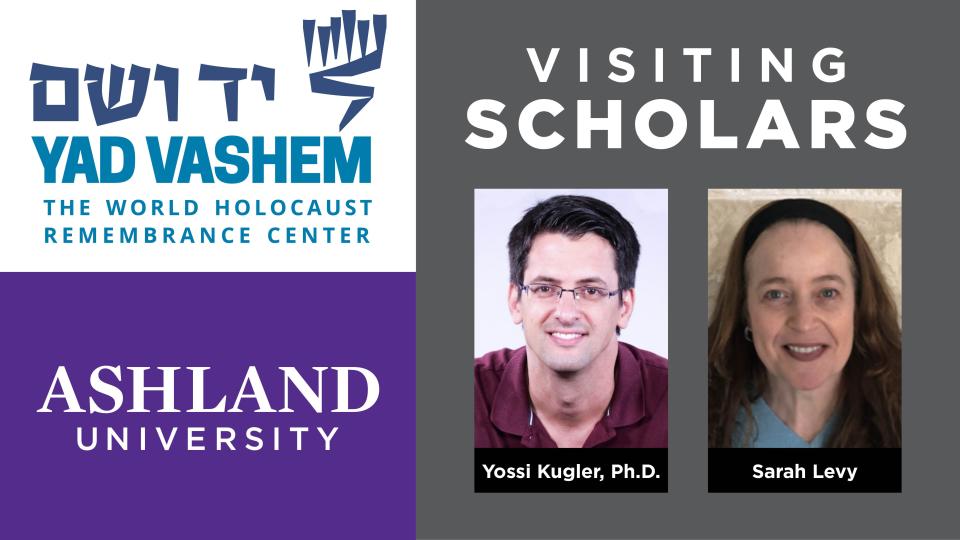 Ashland University will host Jewish scholars Yossi Kugler and Sarah Levy in 2024 as part of a program to improve Holocaust education in the United States.