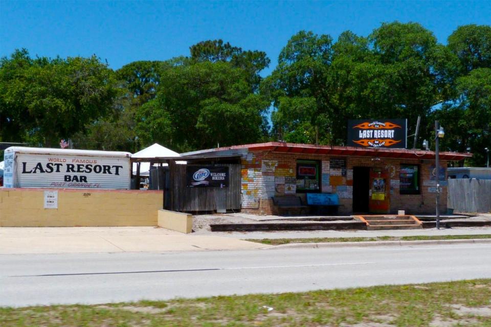 The Last Resort biker bar in Port Orange, Florida, where Aileen Wuornos was arrested in 1991 (Rusty Clark)