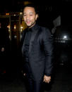 John Legend was his usual dapper self at the Hip Hop Inaugural Ball on Sunday night. The Grammy-winning singer hit D.C. with his fiancée, model Chrissy Teigen, and the two were even spotted at the Inauguration on Monday rubbing elbows with Hillary and Bill Clinton. (01/20/2013)