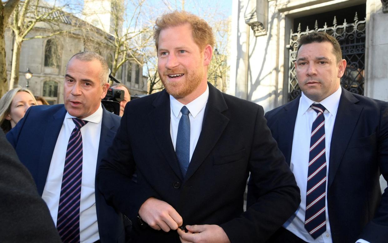 Prince Harry, Duke of Sussex, arrives at the High Court in London, March 27, 2023 - Reuters/Toby Melville