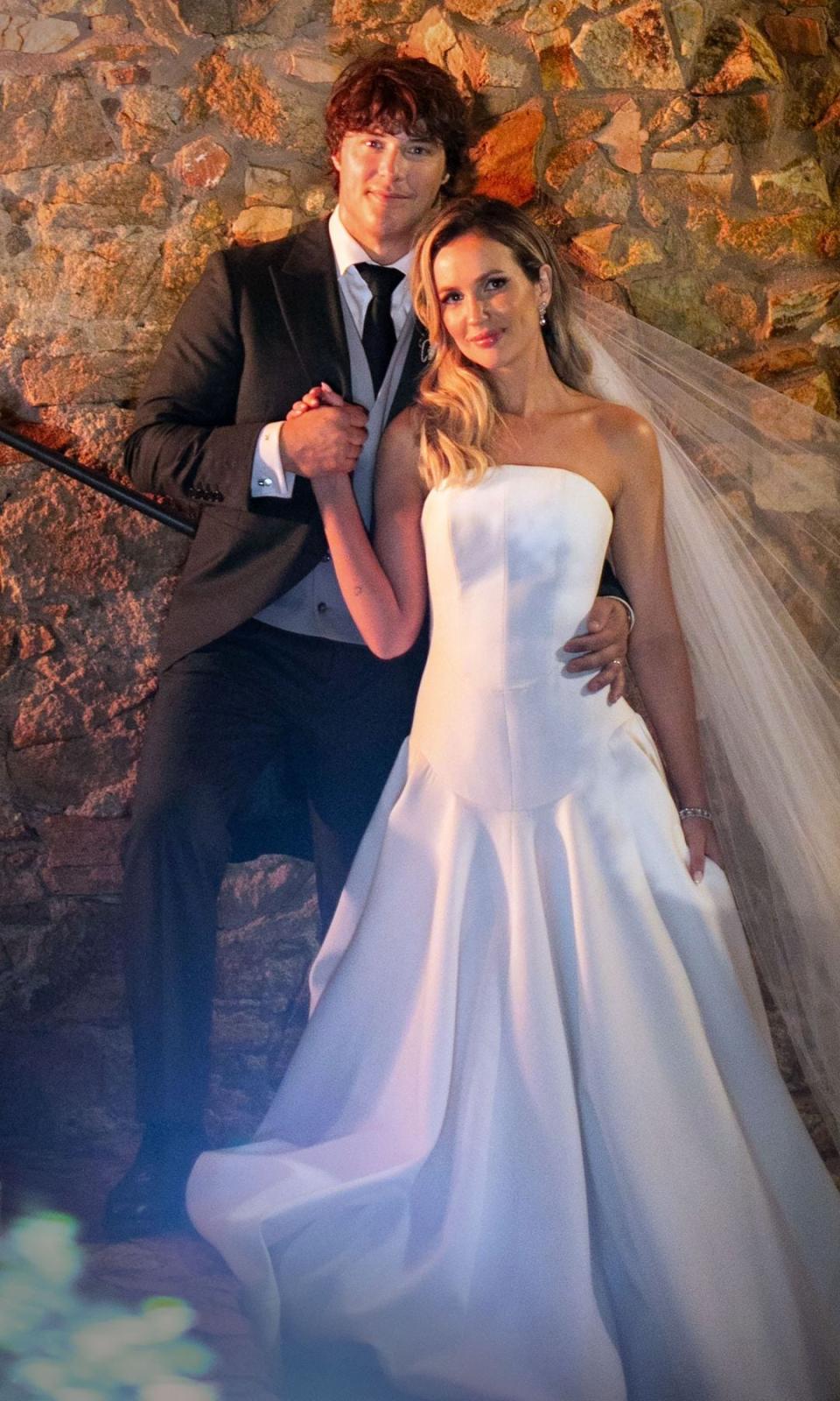 Jordi Cruz y Rebecca Lima en su boda