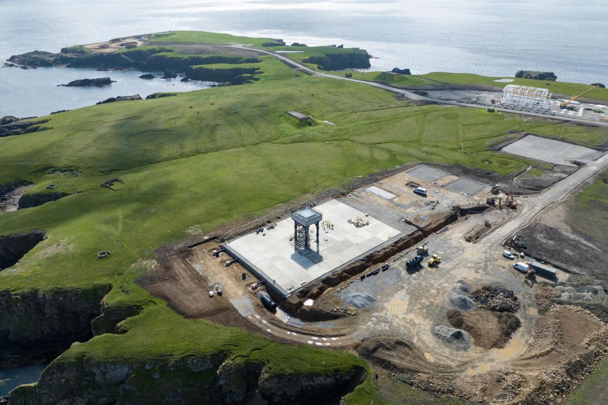 SaxaVord Spaceport is on the north of Unst, Shetland <i>(Image: Saxavord/PA)</i>