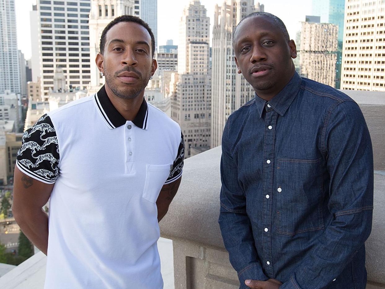 Ludacris, left, and manager Chaka Zulu, pictured in 2017.