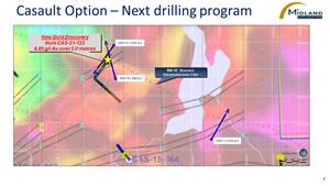 Casault Option New Drilling Program