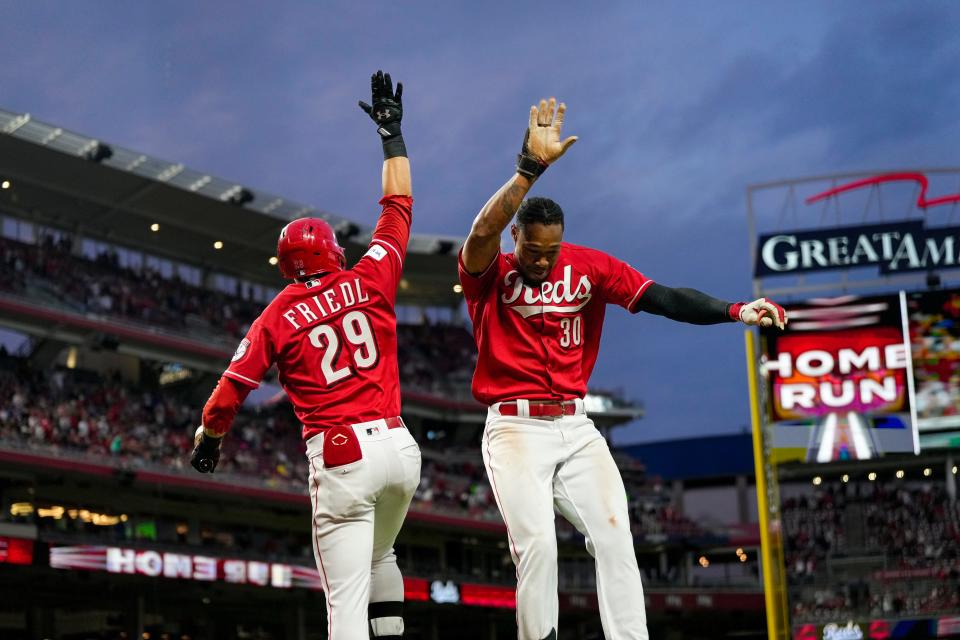 Cincinnati Reds center fielder TJ Friedl went through a similar experience last season to what Will Benson faced in early 2023, and Friedl shared key advice.