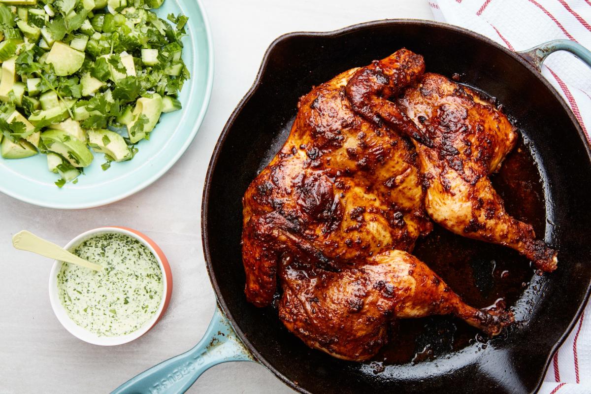 I Made Chris Morocco's Cast-Iron Roast Chicken With Crispy