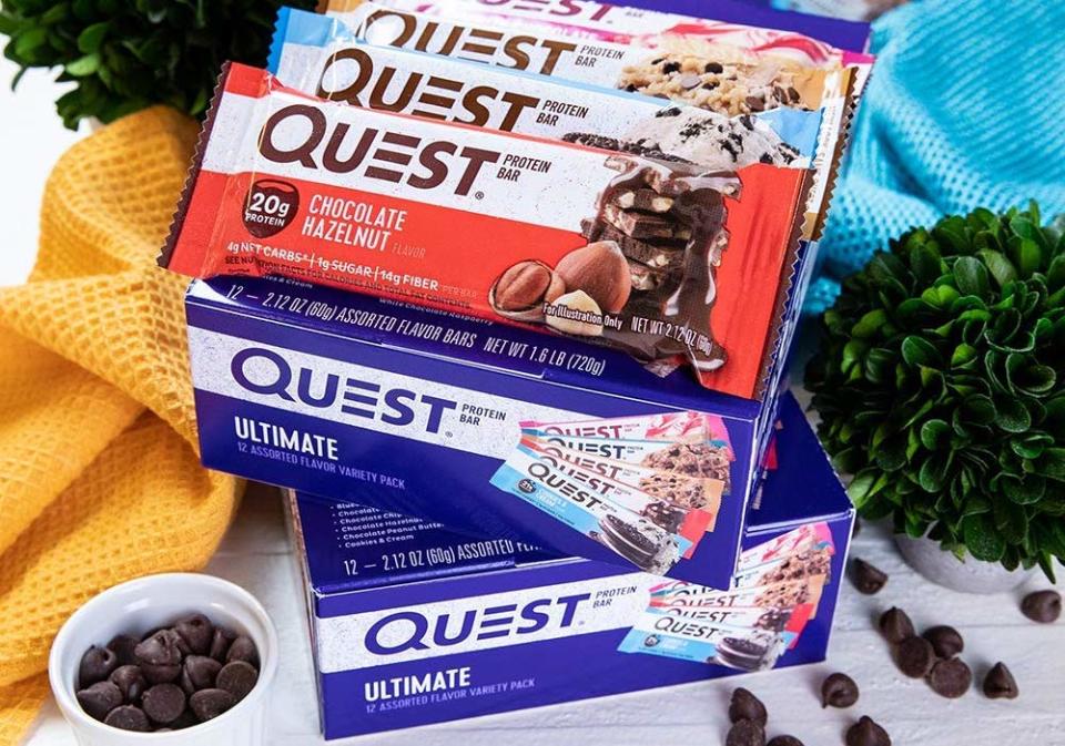 Delicious Quest protein bars are just one of the options in this one-day protein supplement sale on Amazon! (Photo: Amazon)