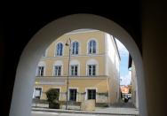 The house in which Adolf Hitler was born is seen in Braunau am Inn