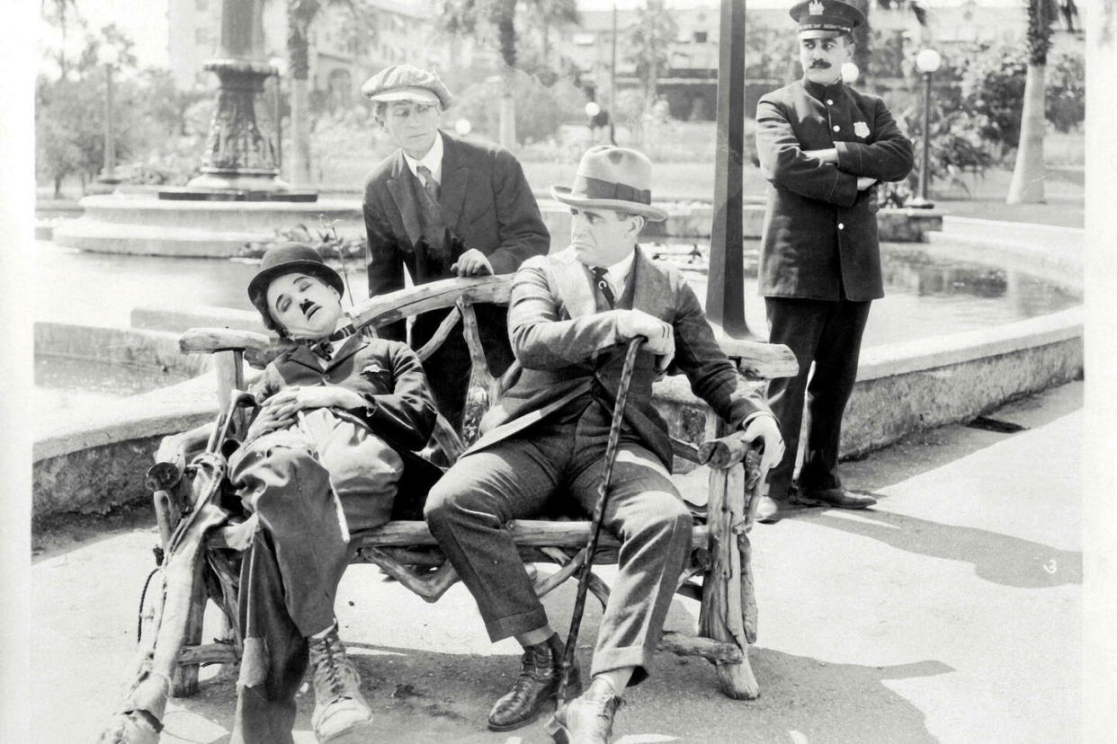 Une étude israélienne et une autre, française, ont prouvé l'universalité de l'humour de Charlie Chaplin, ici dans une scène du Kid (1921).  - Credit:Charles Chaplin Productions/Collection ChristopheL via AFP
