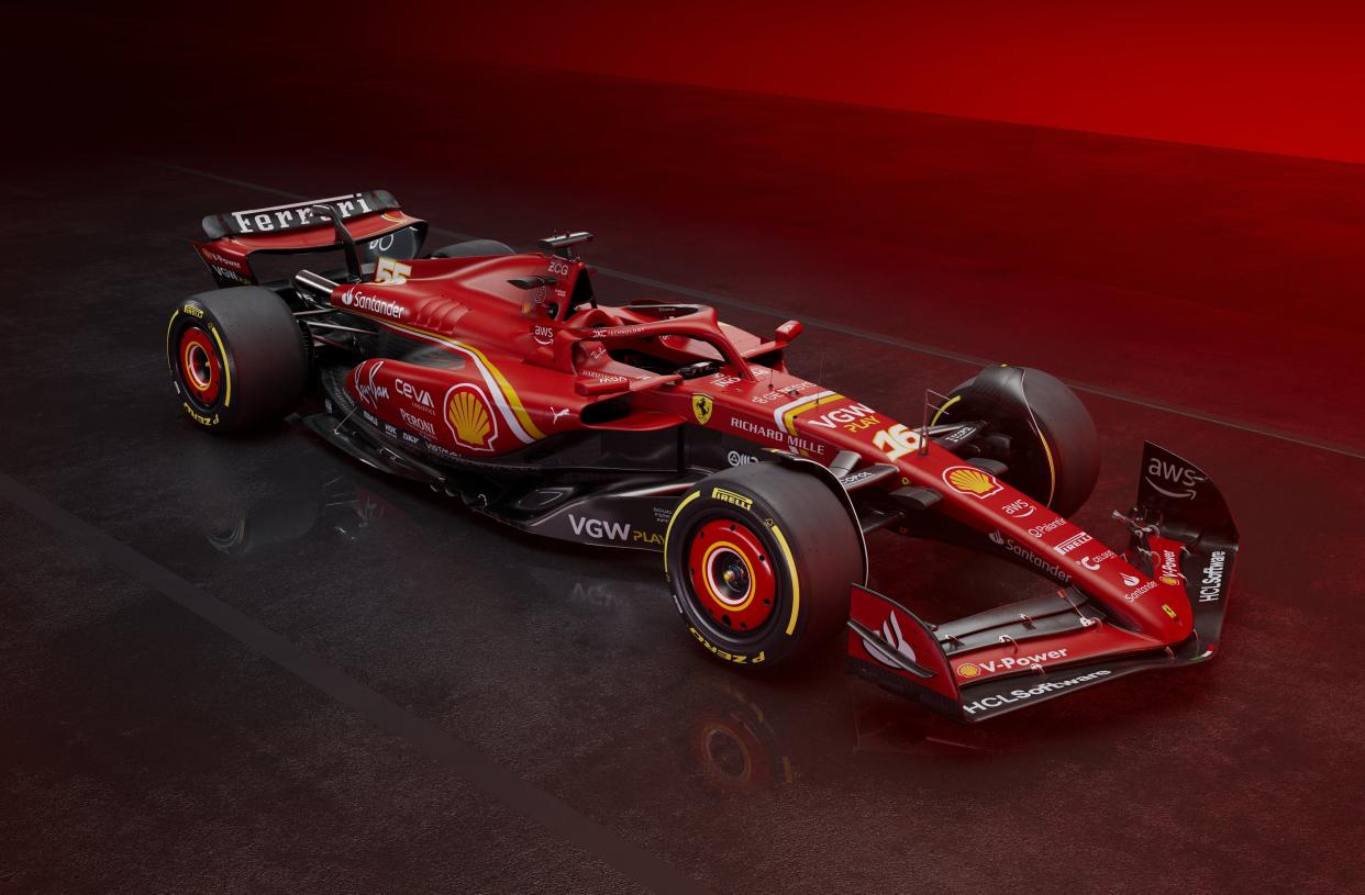 Ferrari’s new 2024 F1 car, the SF-24 (Scueria Ferrari)