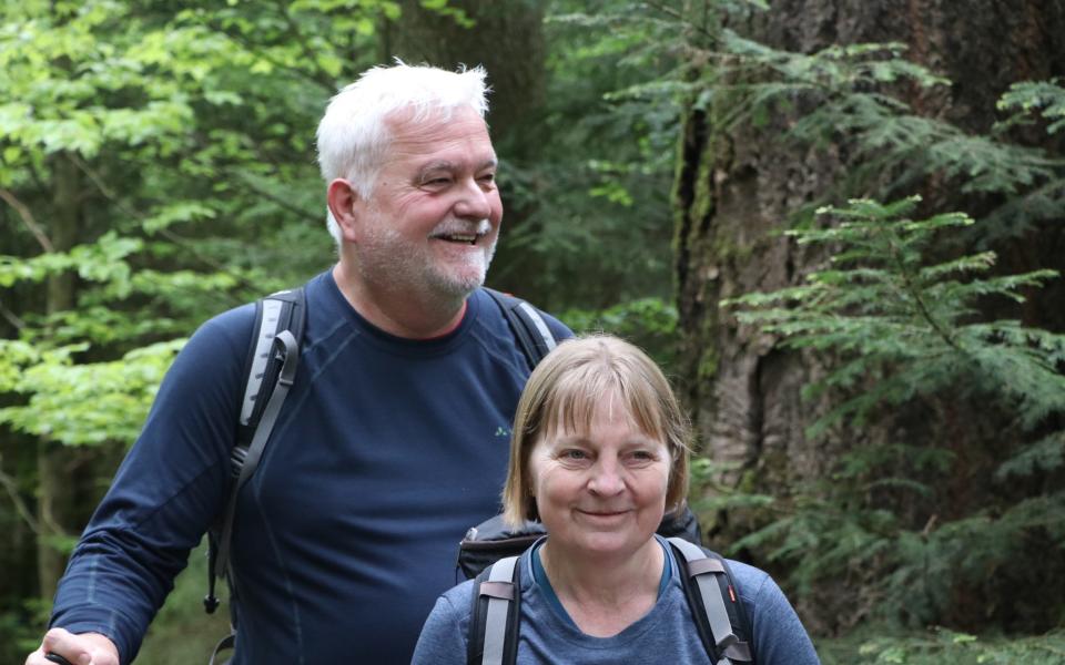 Claudia and Andreas, a couple on holiday from Nuremburg