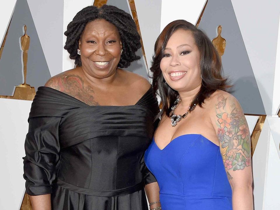 <p>George Pimentel/WireImage</p> Whoopi Goldberg and Alex Martin attend the 88th Annual Academy Awards