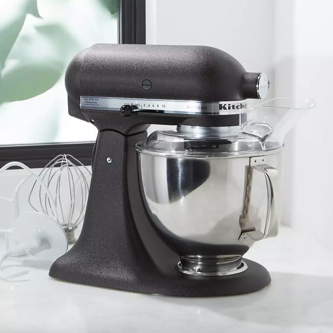 <a href="https://www.crateandbarrel.com/kitchenaid-artisan-series-5-quart-tilt-head-cast-iron-black-stand-mixer/s564231" rel="nofollow noopener" target="_blank" data-ylk="slk:Stand Mixer;elm:context_link;itc:0;sec:content-canvas" class="link rapid-noclick-resp">Stand Mixer</a>