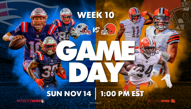 Browns vs. Patriots Week 10: How to watch, listen and stream