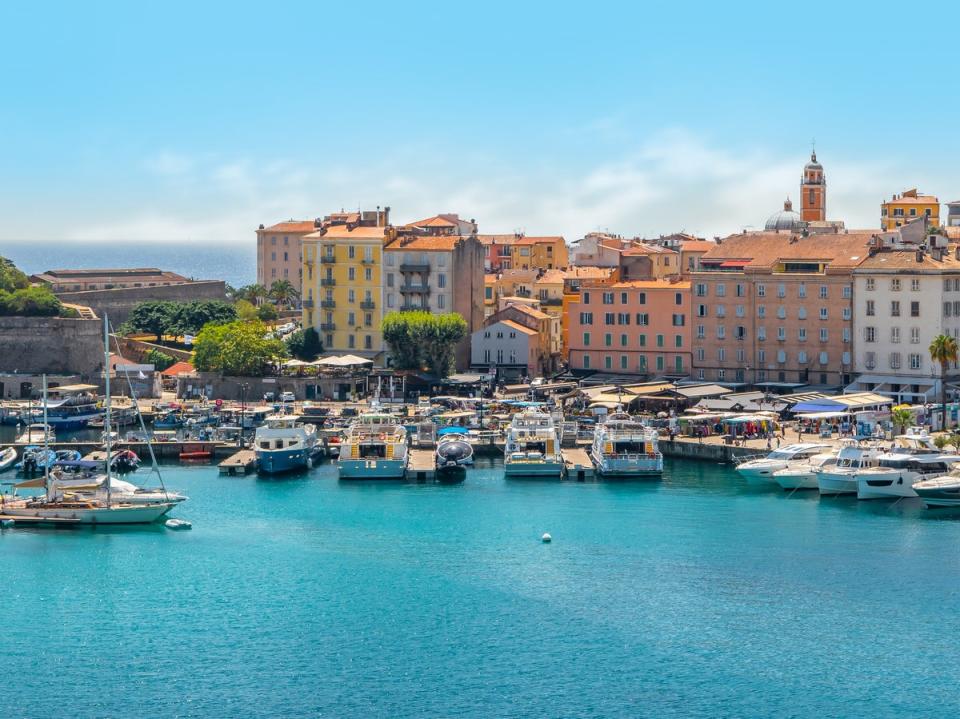 Corsica’s capital is home to a colourful waterfront (Getty Images/iStockphoto)