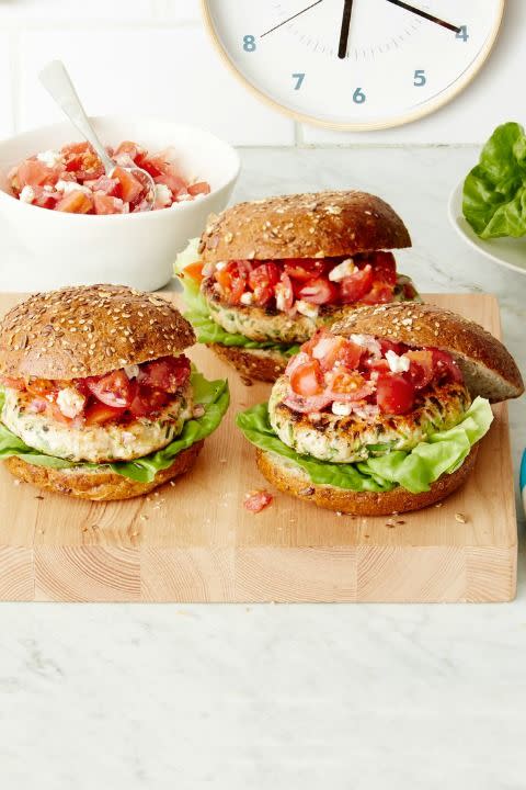 Greek Turkey Burgers