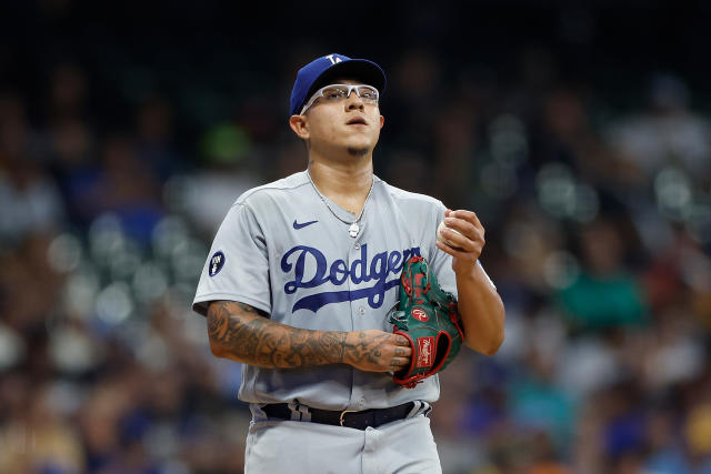 Julio Urías 7 Los Angeles Dodgers baseball player El Culichi