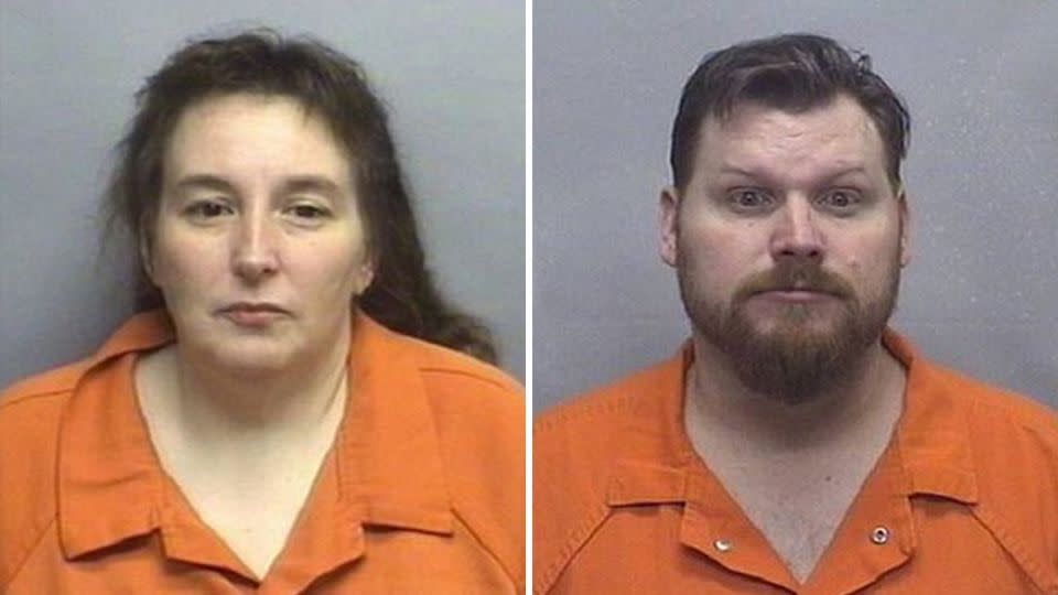 The pair were already serving time in prison for accepting federal benefits for Erica after she went missing. Source: Rowan County Sherrif's Office