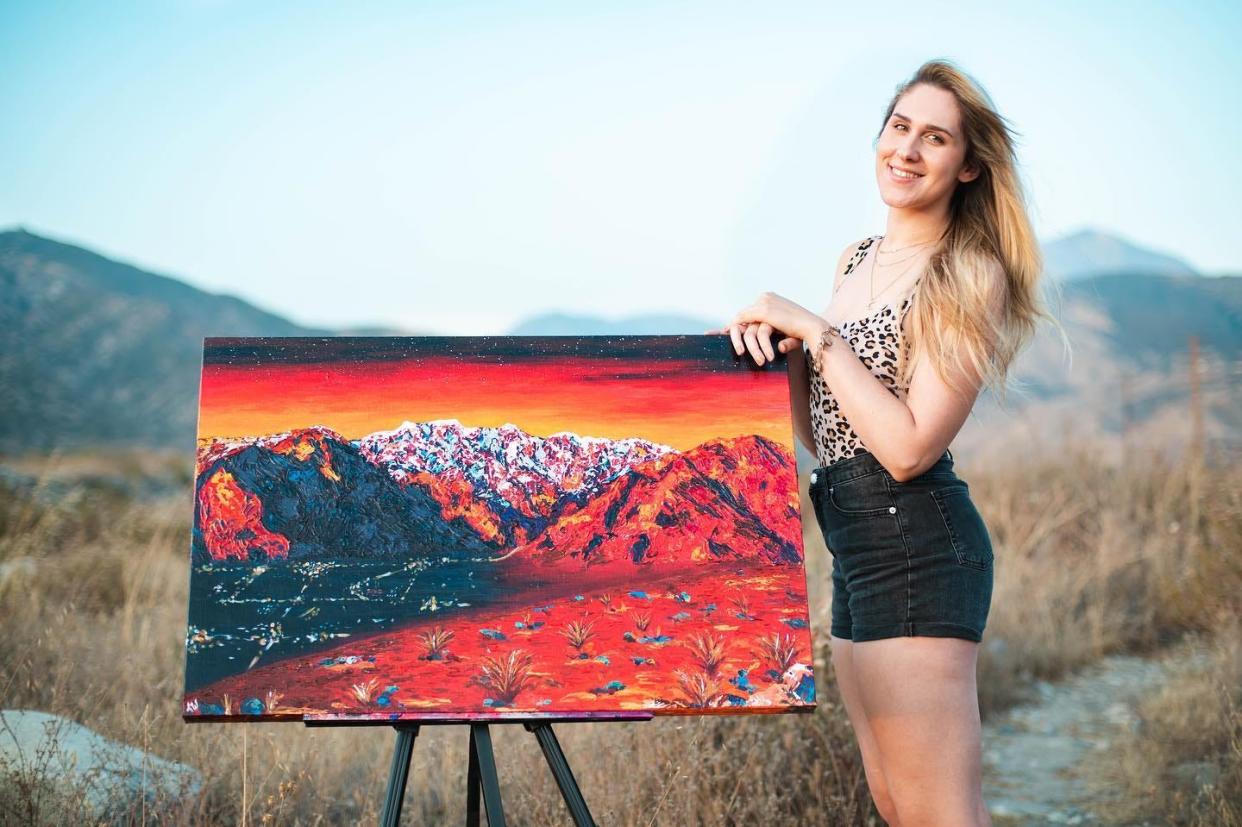 Artist and mental health advocate Ashley Wright will participate in the Wrightwood Arts & Wine Festival, which will feature live music, gourmet food, writing workshops, a poetry slam, wine tastings and more than 30 regional artists.