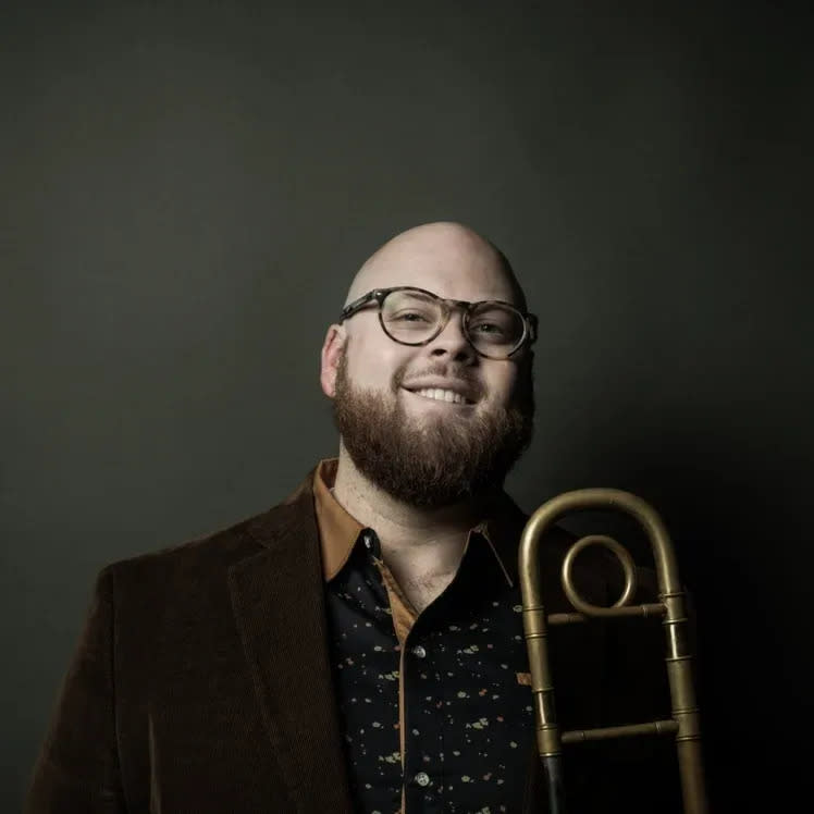 Trombonist Sam Blakeslee will be a guest artist for University of Akron Jazz Week 2023 April 4-7.