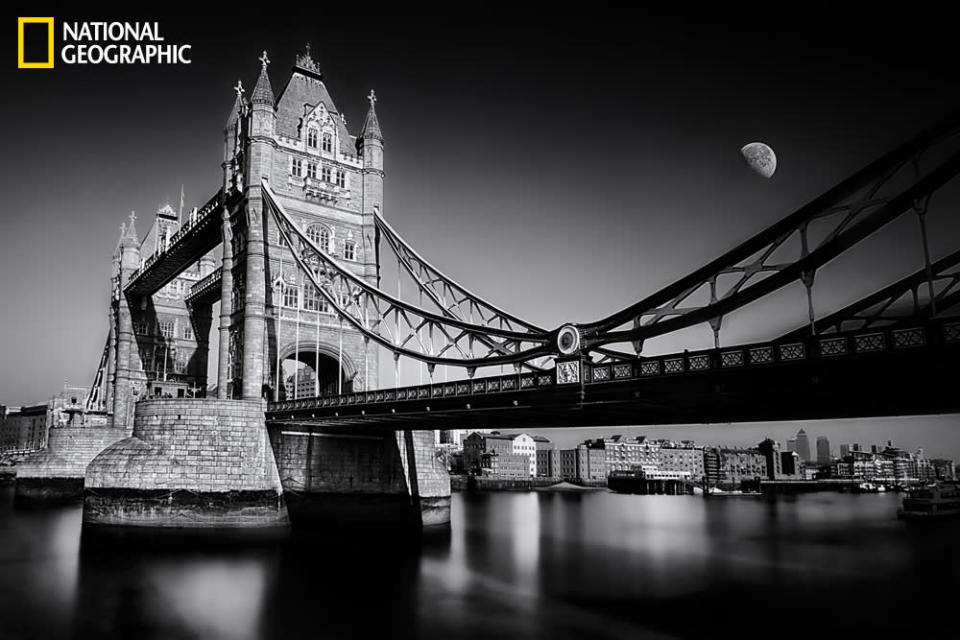 After a long absence from black-and-white photography because of the difficulty of this type of photography and its impact on myself, now I go back to the most beautiful category of photography, in my opinion, through this snapshot of London Tower Bridge. (Photo and caption Courtesy Mostafa Hamad / National Geographic Your Shot) <br> <br> <a href="http://ngm.nationalgeographic.com/your-shot/weekly-wrapper" rel="nofollow noopener" target="_blank" data-ylk="slk:Click here;elm:context_link;itc:0;sec:content-canvas" class="link ">Click here</a> for more photos from National Geographic Your Shot.