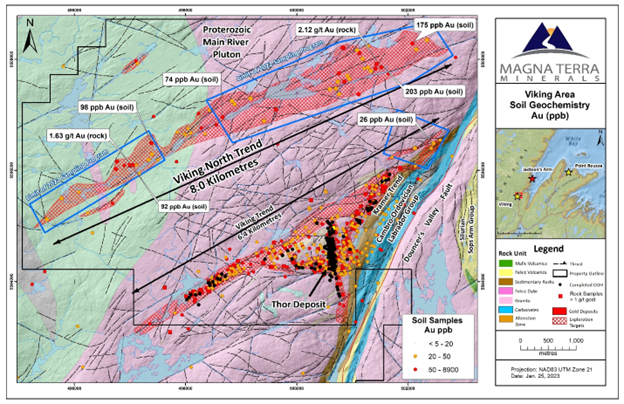 Magna Terra Minerals Inc., Tuesday, January 24, 2023, Press release picture