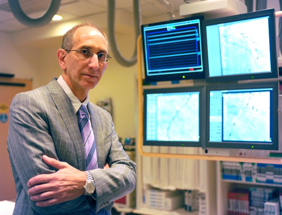 Cardiologist Richard Zelman at Cape Cod Hospital in Hyannis, in a 2010 photo