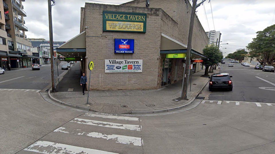 Auburn's Village Tavern is among the venues listed by NSW Health. Source: Google Maps