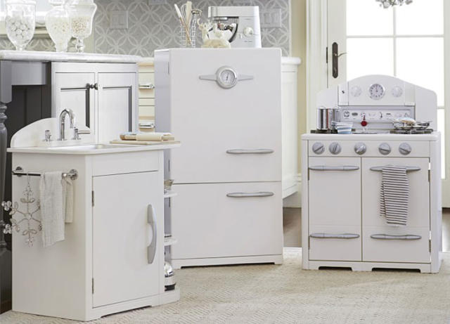 Pottery Barn Kids Pink Retro Kitchen Collection