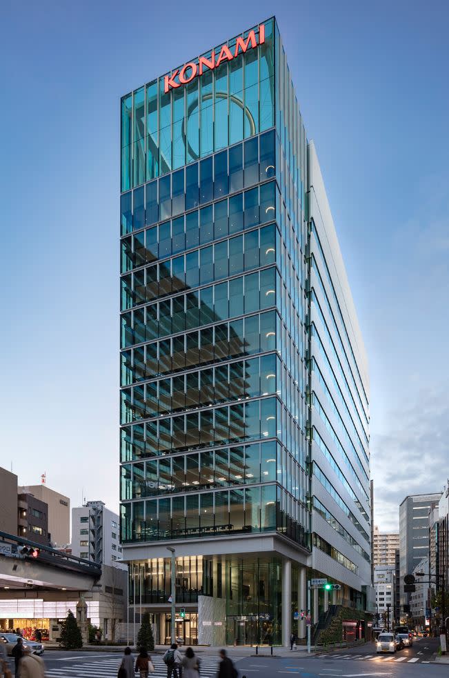 Konami 的總部大樓。（圖源：Wiki/Konami）