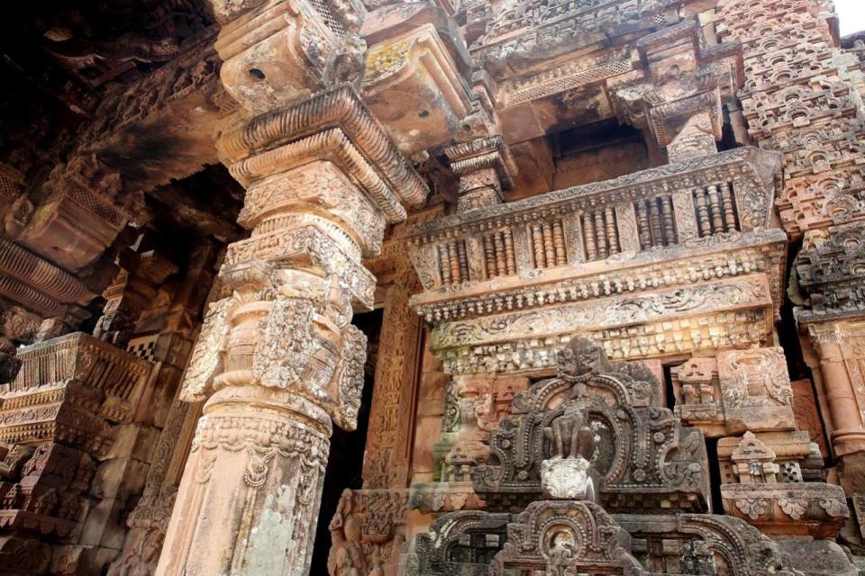 Historical monument Maladevi temple in Vidisha