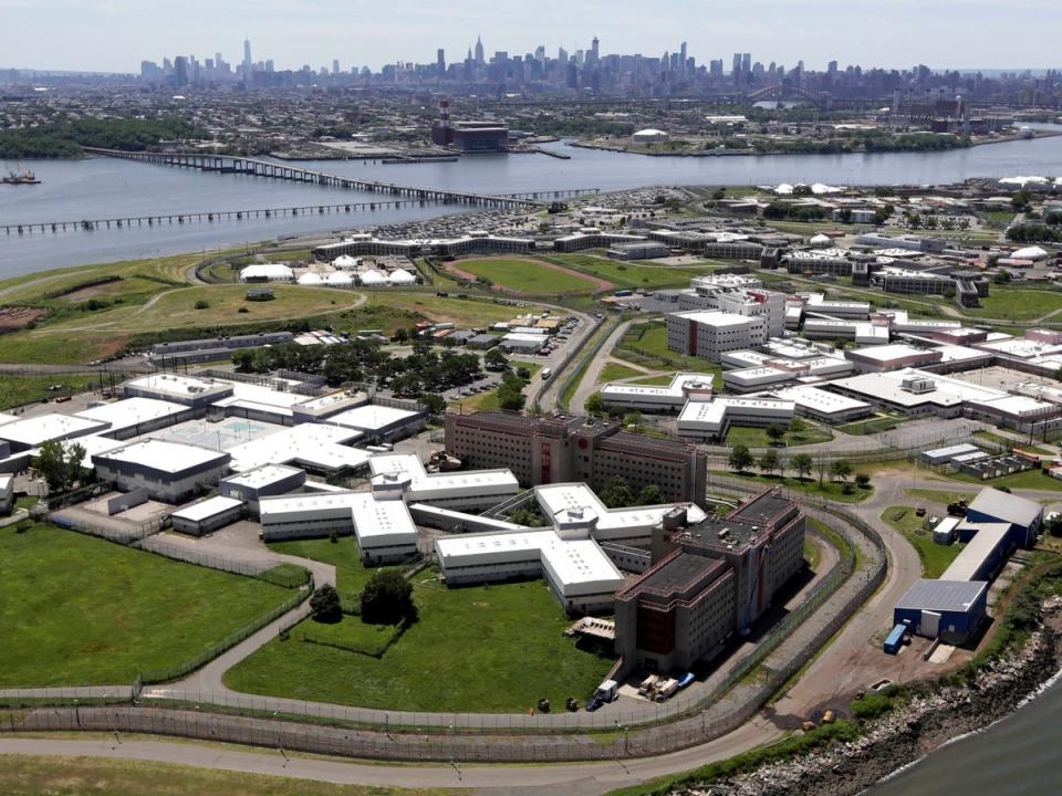 The infamous Rikers Island jail complex in New York City (AP Photo/Seth Wenig)